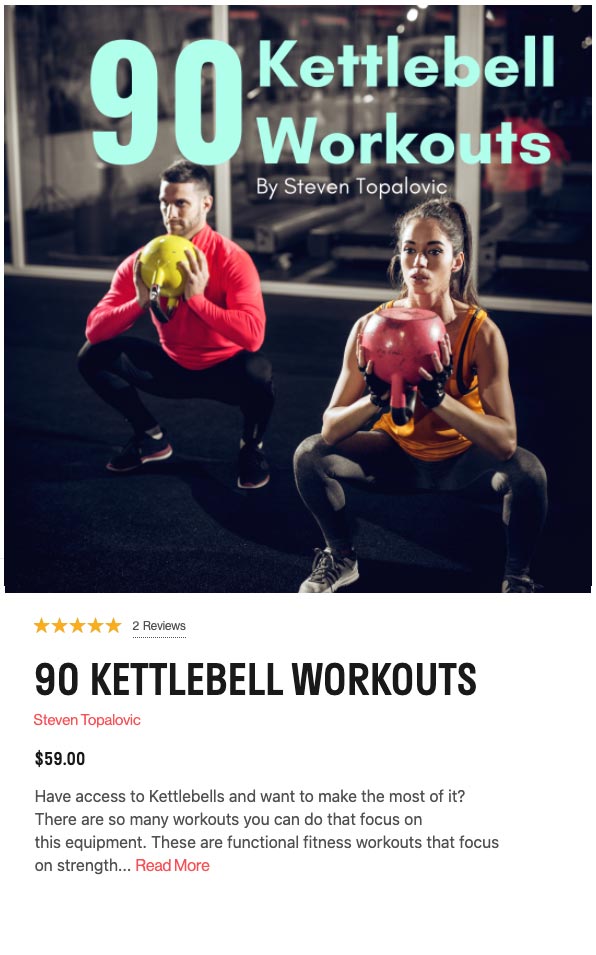 online fitness program - Kettlebells workouts